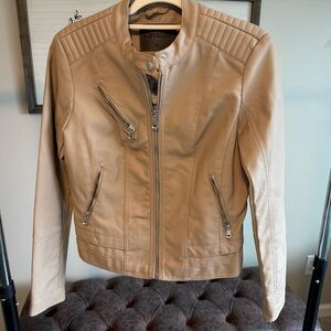 Cavalini Beige Leather Jacket